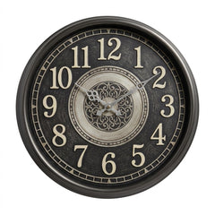 HERITAGE Wall Clock Momentum 15" – Classic Rustic Finish - Habitt