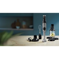 Philips 5000 Series Hand Blender 1200W with ProMix Technology, XL Chopper & Whisk – High-Performance Metal Body (HR2684/00) - Habitt