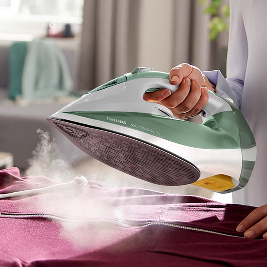 Philips 7000 Series HV Steam Iron Desert Green/Grey DST7012/76 - Habitt