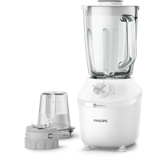 Philips 3000 Series Blender HR2291/20 – Powerful Kitchen Blender with ProBlend Technology and Multi-Purpose Grinding Jar
