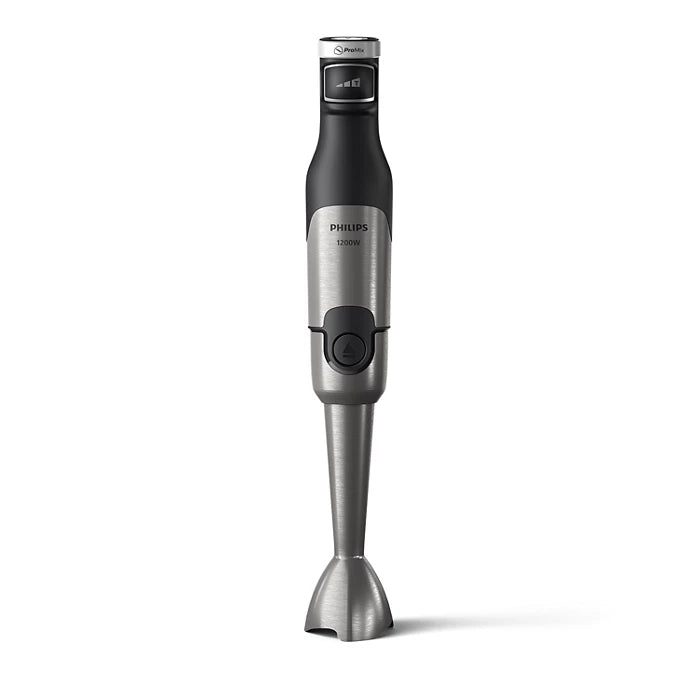 Philips 5000 Series Hand Blender 1200W with ProMix Technology, XL Chopper & Whisk – High-Performance Metal Body (HR2684/00) - Habitt