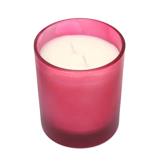 Glass Jar Candle Mughal Pink - Habitt