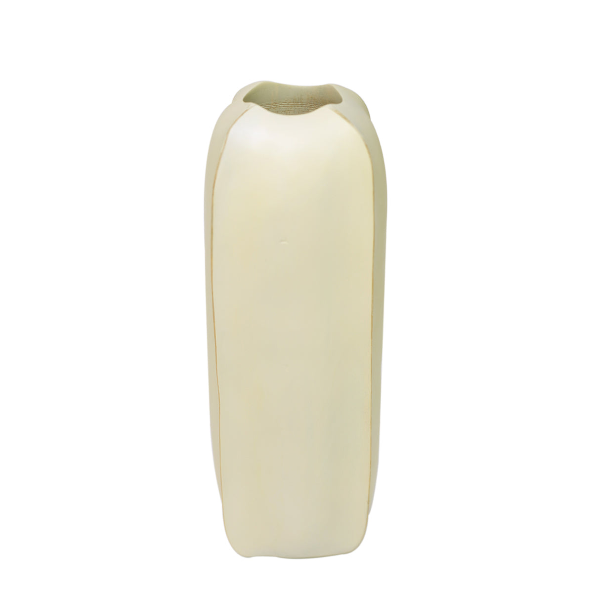 Vase Wood White Wash 17x45