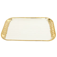 Square Textured Plate (M) Gold BJ 95