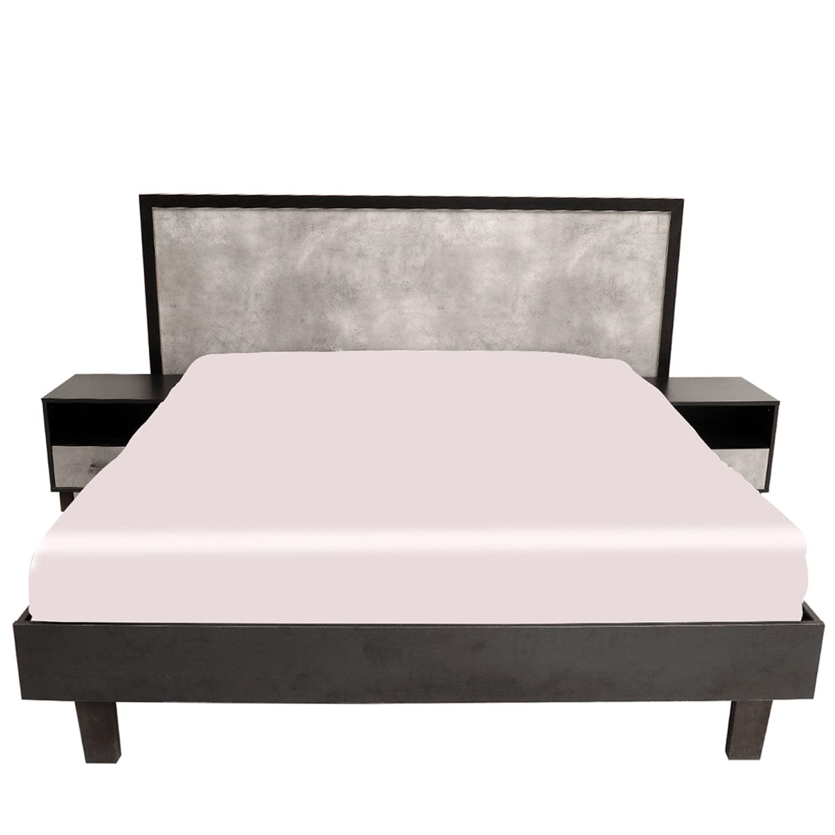 Oxford Bed with two Side Tables