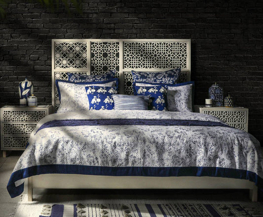 Noor King Size Bed with Side Tables