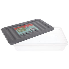 Fresh Box 1200ml – Airtight Food Storage Container with Lid (White/Grey)