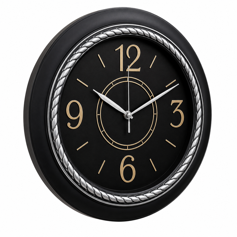 Heritage Prague Wall Clock – 18 Inch Plastic Frame