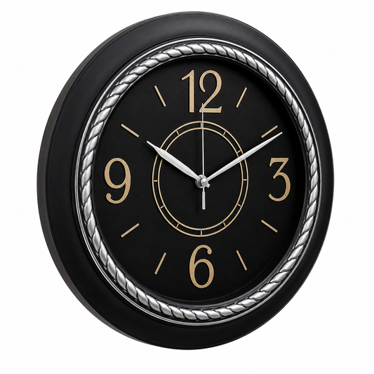 Heritage Prague Wall Clock – 18 Inch Plastic Frame