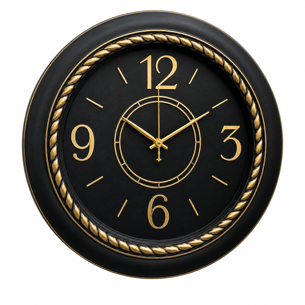 Heritage Prague Wall Clock – 18 Inch Plastic Frame