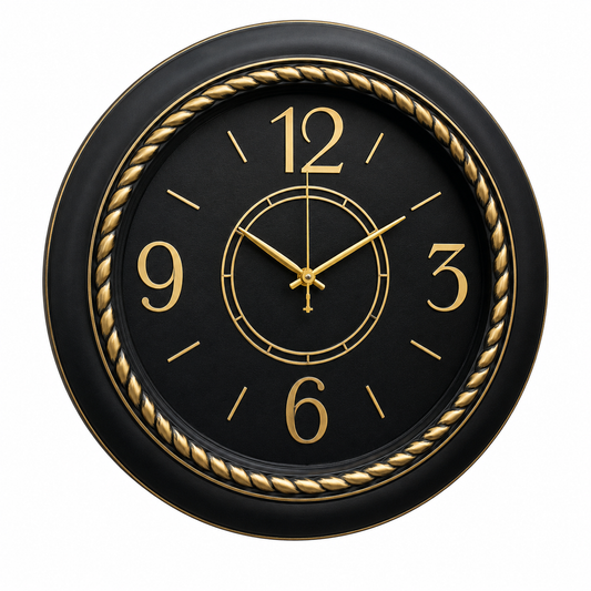 Heritage Prague Wall Clock – 18 Inch Plastic Frame