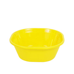 1pc Medium Plastic Mixing & Serving Bowl (Assorted) – 2500ml Multi-Purpose Kitchen Bowl (Yellow, Available in Red, Green, Blue, Orange, Magenta)