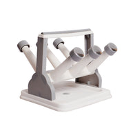 1pc Glass Stand Holder – Grey & Beige Cup Drying Rack for Kitchen - Habitt