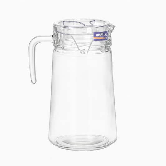 Premium Clear Glass Jug – 1 Piece (1980 mL)
