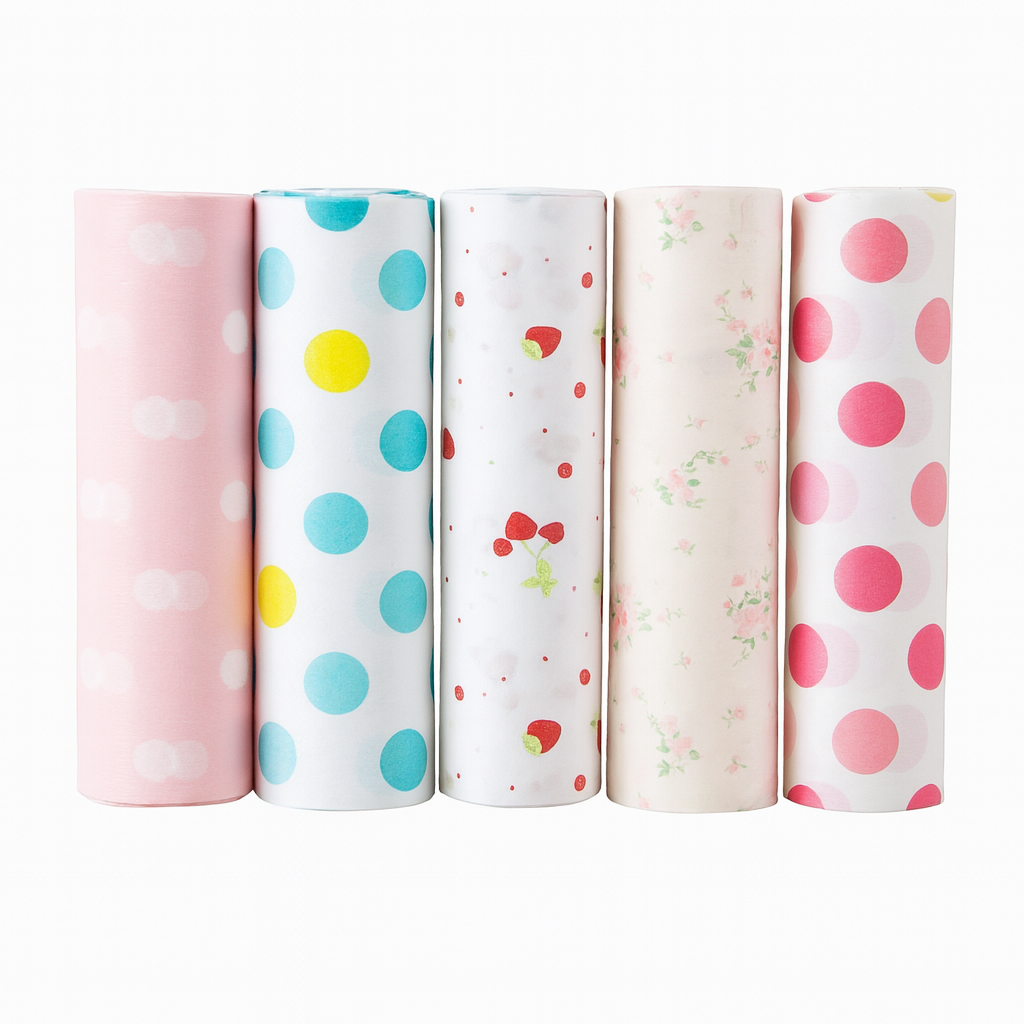 Waterproof Cushion Sheet Rolls – Decorative Foam Mat for Drawers &amp; Shelves (Set of 5)