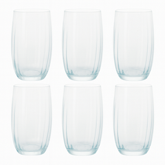 Clear Highball Tumbler Glass 510 ml – Set of 6
