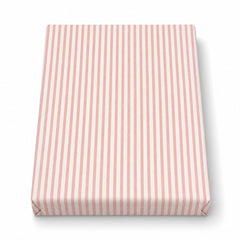 Pink linear Double Bed Sheet 96x102"