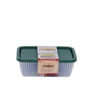 pack of 2 - Crinkle Storage Container medium (Assorted) – Medium Airtight Plastic Kitchen Jar for Snacks, Spices & Dry Food (Coffee, Brown, Teal, Green, White, Red) - Habitt