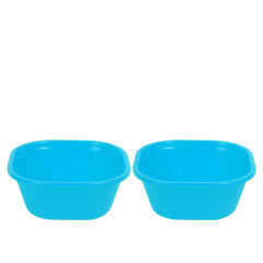 pack of 2 Blend Plastic Bowl Small – 1500 ml (Assorted) | Multipurpose Kitchen Bowl Set of 2 (Available in Red, Yellow, Magenta, Blue, Green & Orange)