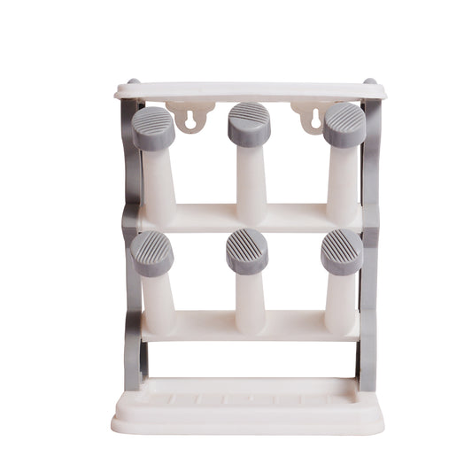 1pc Glass Stand Holder – 6 Cup Drying Rack for Kitchen.