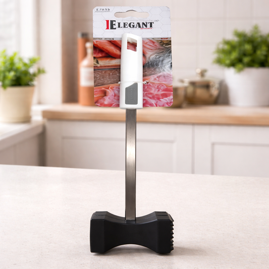 Elegant Meat Tenderizer Hammer – Dual-Sided Kitchen Mallet for Perfectly Tender Meat - Habitt