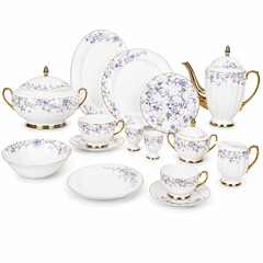 Signature 65-Piece Dinner Set | Complete Tableware & Serving Collection