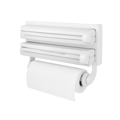 Triple Paper Dispenser Wall Mount – Cling Film, Foil  & Towel Holder