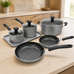 15-Piece Cooking Set – Silver