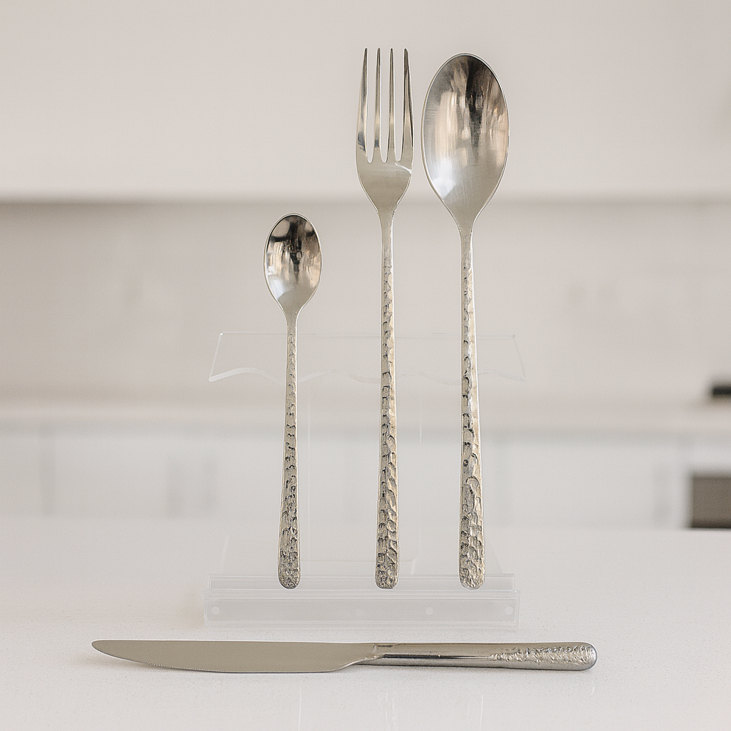 52-Piece Block Design Cutlery Set – Stainless Steel