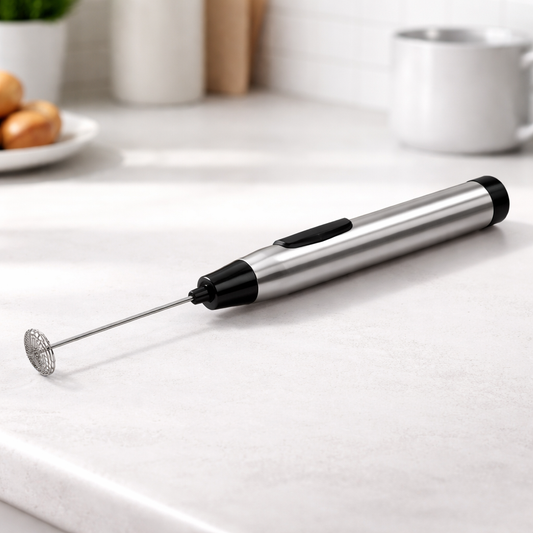 Prestige Automatic Milk Frother – Stainless Steel Handheld Frother