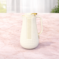 Premium Insulated Thermos Flask – Black, White & Cream - Habitt