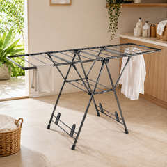 Stainless Steel Foldable Clothes Drying Rack – 160 × 50 × 95 cm