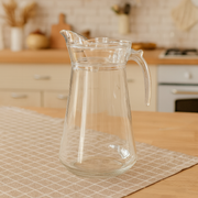 Classic Tapered Clear Glass Jug – 1 Piece (1700 mL) - Habitt