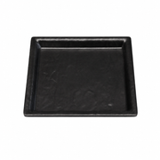 Black Square Quarter Plate – Modern Minimalist Serving Plate - Habitt