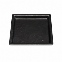 Black Square Quarter Plate – Modern Minimalist Serving Plate - Habitt