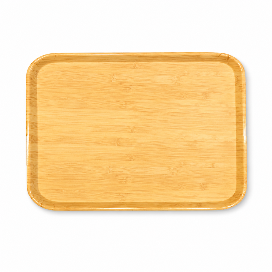 Medium Beige Rectangular Tray – Minimalist Serving Tray - Habitt
