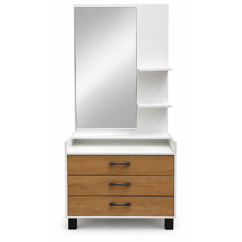 Elana Bed and sidetable  & Dresser Bundle with Rs. 7,500 Gift Card