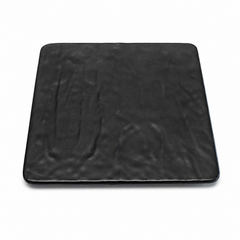 Large Black Square Platter – Modern Minimalist Serving Plate - Habitt