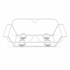Elegant Twin 11-Inch Rectangular Serving Dish with Stand