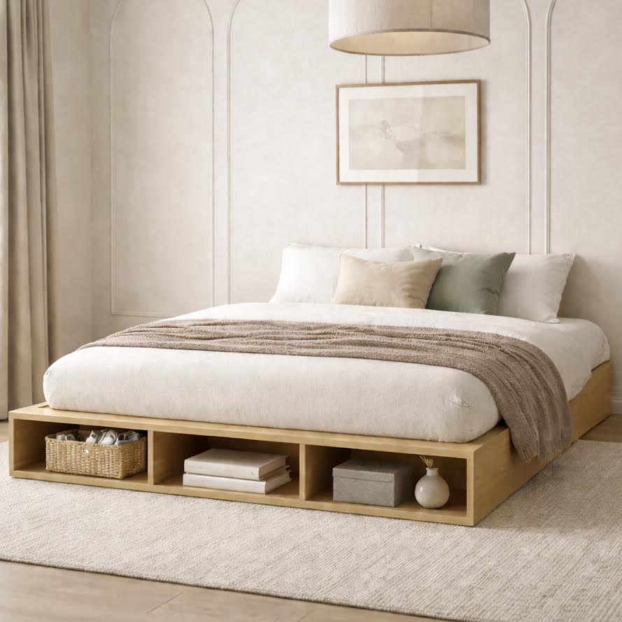 Plato King Size Bed - Habitt