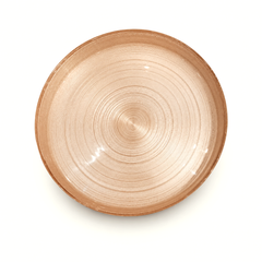 Small Round Golden Quarter Plate – Elegant Side Serving Plate - Habitt