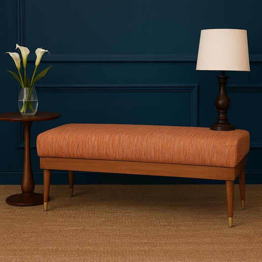 Textured Wooden Bench (Rung)