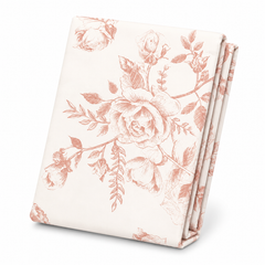 Linear Rose Double Bed Sheet – 96 x 102 Inches