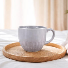 Classic Grey Ceramic Coffee Mug – Gloss Finish Everyday Tea & Coffee Cup