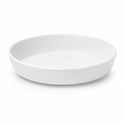 Small White Oval Dish – Minimalist Serving Dish for Modern Dining - Habitt