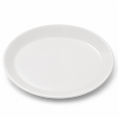 Small White Oval Dish – Minimalist Serving Dish for Modern Dining - Habitt