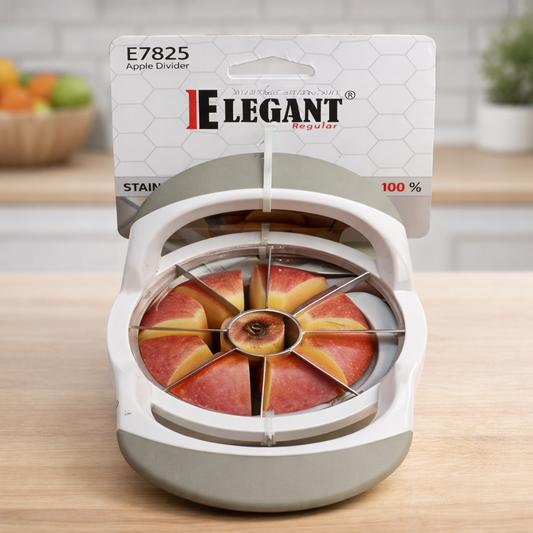 Elegant Apple Divider – Stainless Steel Blade Fruit Cutter for Quick & Even Slices - Habitt