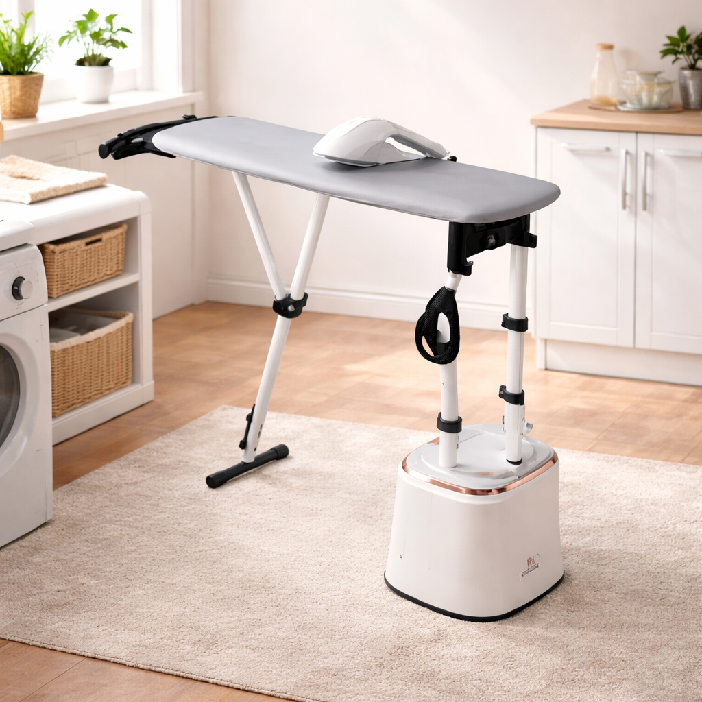 Nikai Garment Steamer NGS292AB – 1950W Professional Steam Iron with Built-In Board & 2.2L Water Tank - Habitt