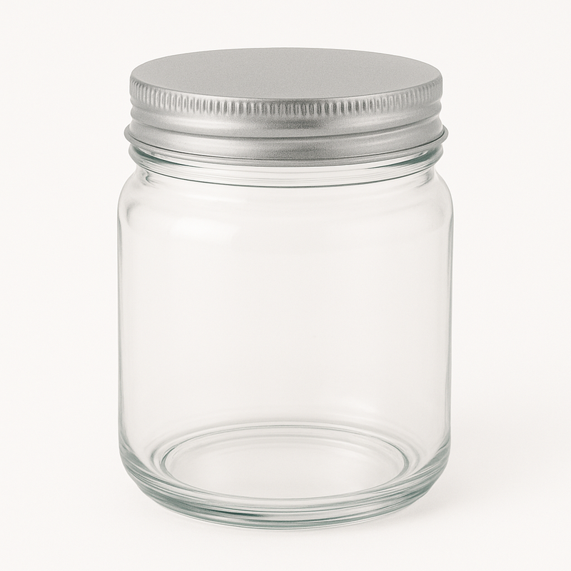 Multi-Purpose Glass Jar – Clear Storage Jar with Lid - Habitt