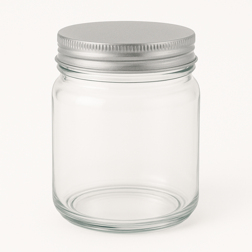 Multi-Purpose Glass Jar – Clear Storage Jar with Lid